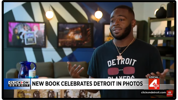 Cyrus Tetteh, author and photographer, discusses his photo book - Only in Detroit - with WDIV's Priya Mann on Click On Detroit Television News. 